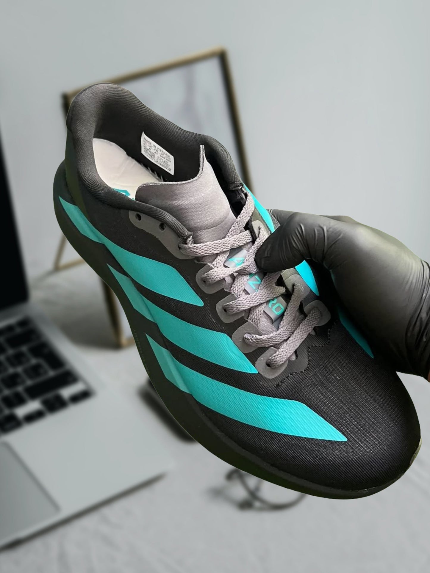 Adidas Adizero Evo SL “Core Black / Pure Teal / Grey Four”