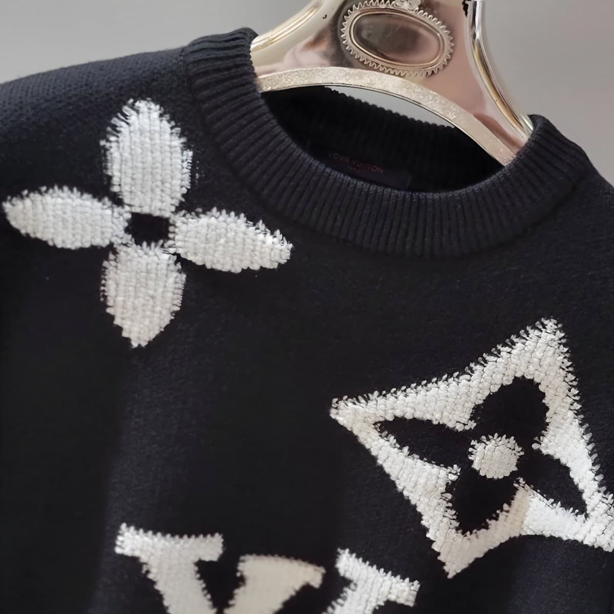 LOUIS VUITTON MONOGRAM JACQUARD SWEATER
