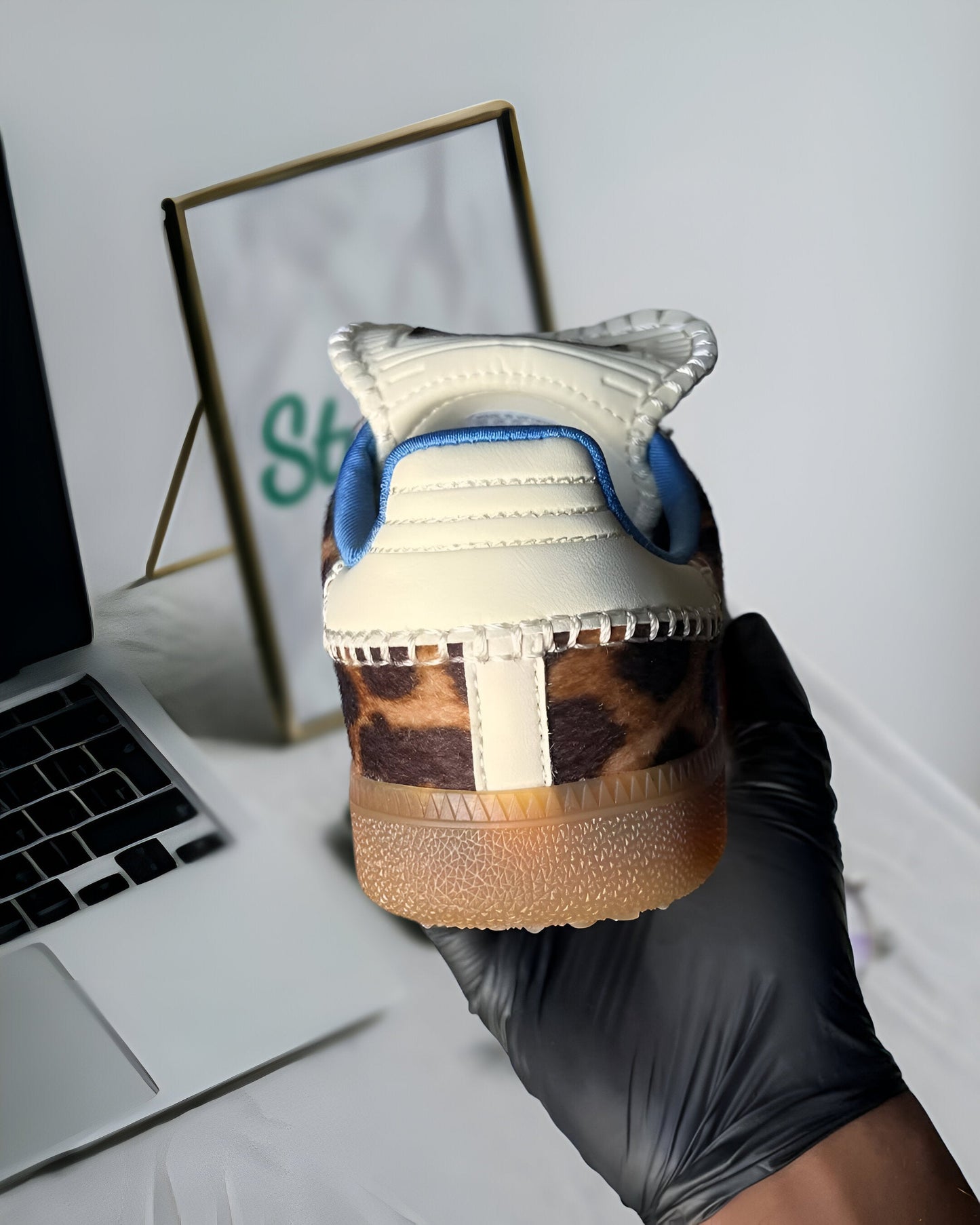 ADIDAS SAMBA PONY WALES BONNER LEOPARD