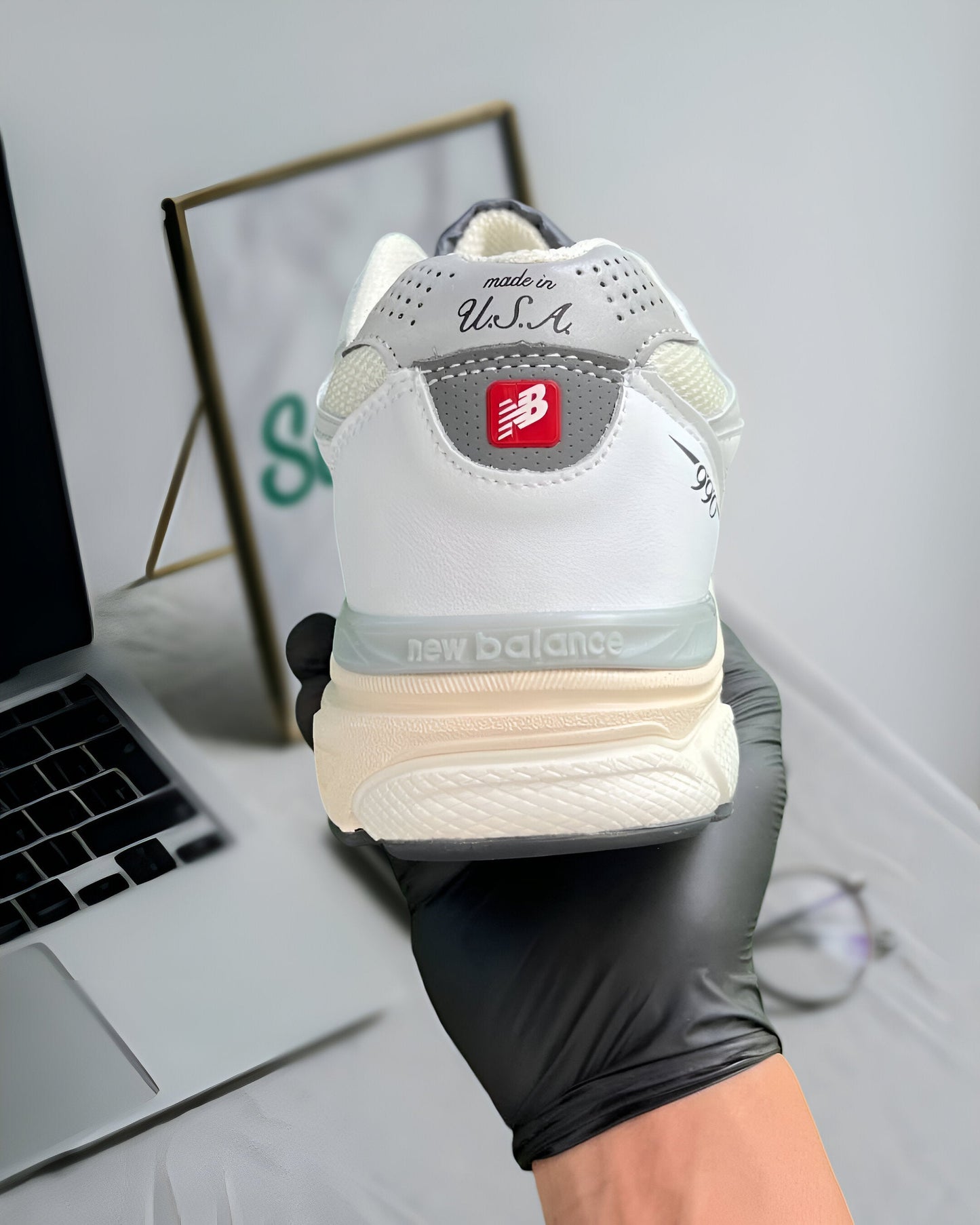 NEW BALANCE 990V3 MIUSA TEDDY SANTIS “SEA SALT”