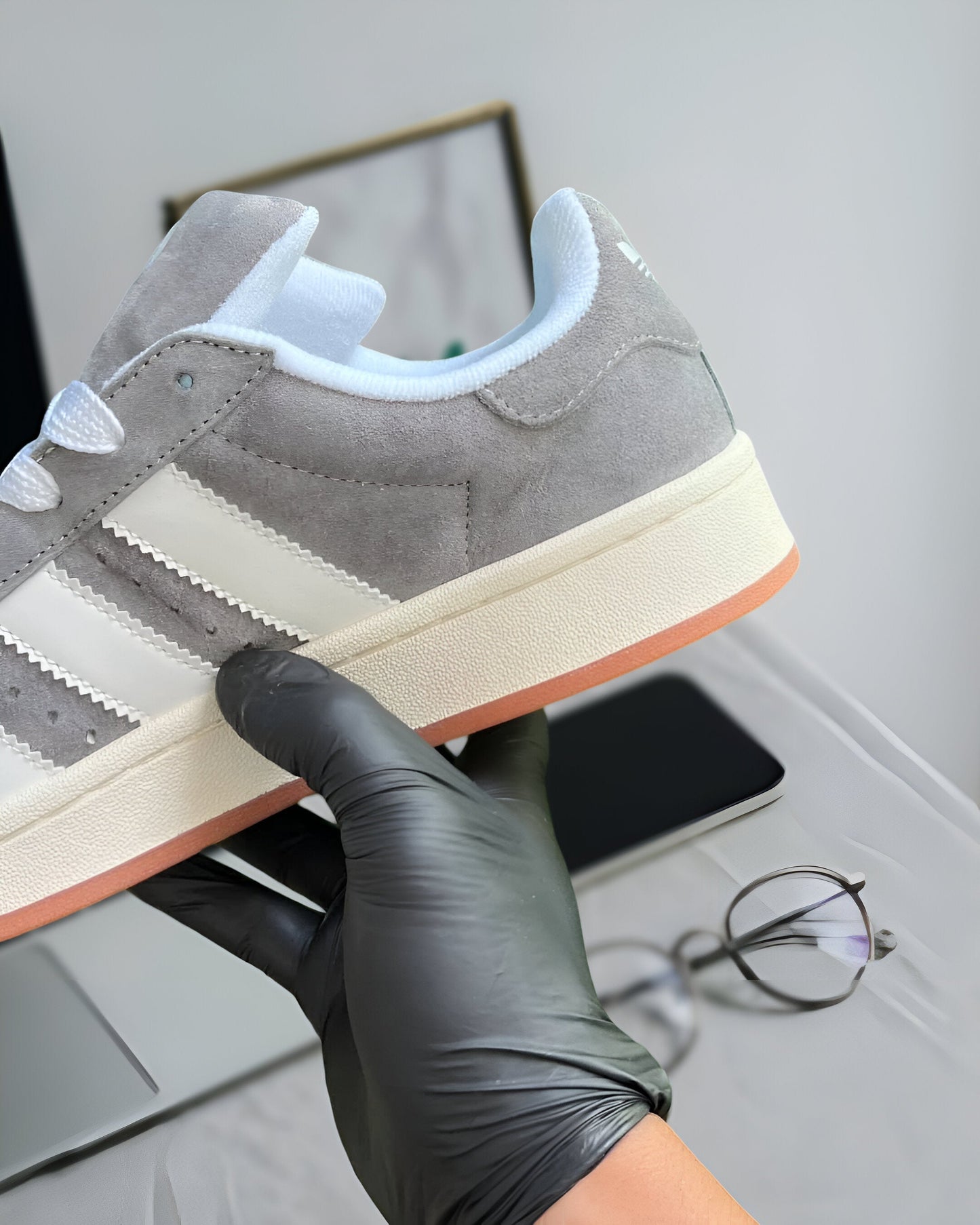 ADIDAS CAMPUS 00S CRYSTAL WHITE CORE BLACK