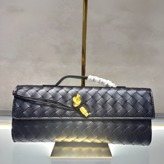 BOTTEGA VENETA LONG ANDIAMO CLUTCH WITH HANDLE