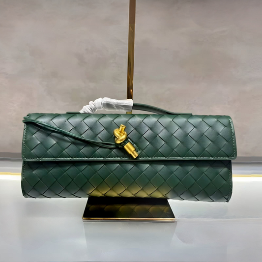 BOTTEGA VENETA LONG ANDIAMO CLUTCH WITH HANDLE