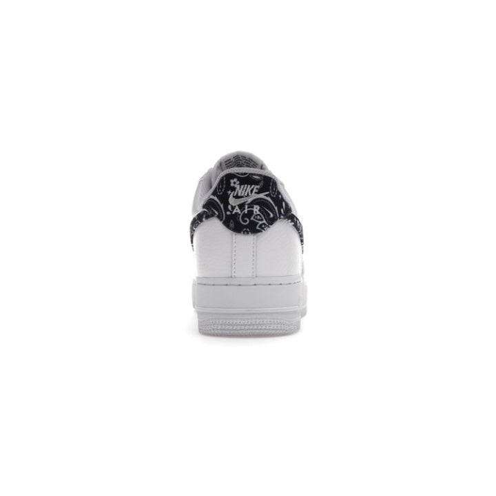 NIKE AIR FORCE 1 LOW '07 ESSENTIAL WHITE BLACK PAISLEY