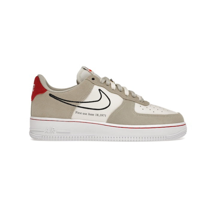 NIKE AIR FORCE 1 LOW FIRST USE LIGHT SAIL RED