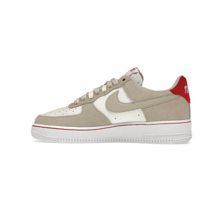 NIKE AIR FORCE 1 LOW FIRST USE LIGHT SAIL RED