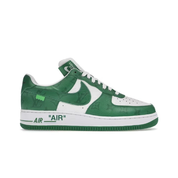 LOUIS VUITTON NIKE AIR FORCE 1 LOW BY VIRGIL ABLOH WHITE GREEN