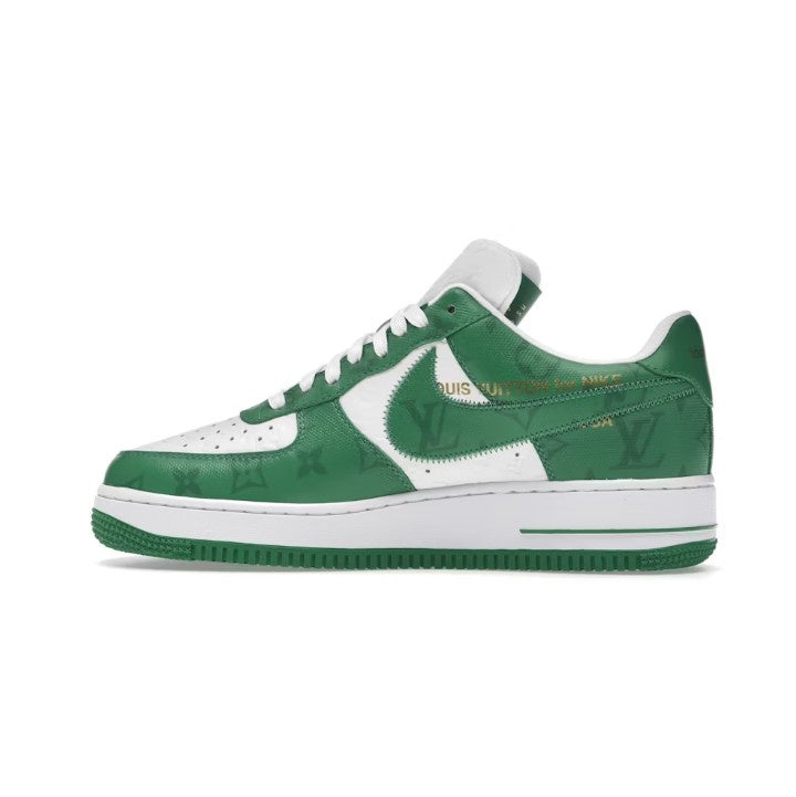 LOUIS VUITTON NIKE AIR FORCE 1 LOW BY VIRGIL ABLOH WHITE GREEN