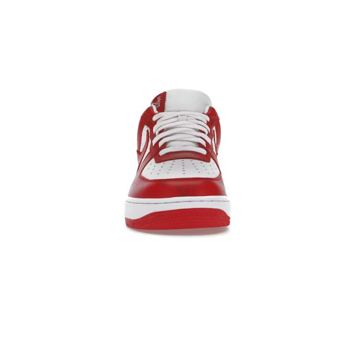 LOUIS VUITTON NIKE AIR FORCE 1 LOW BY VIRGIL ABLOH WHITE RED