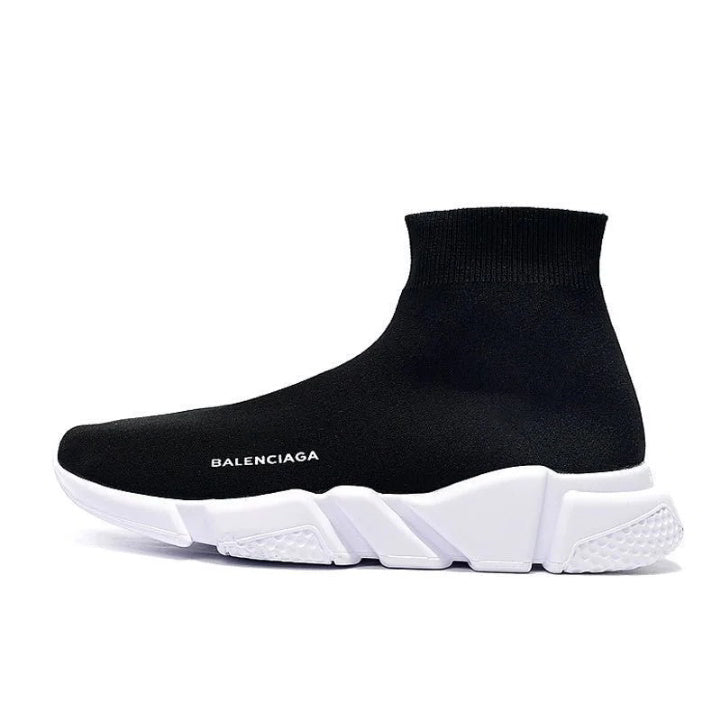 BALENCIAGA SPEED TRAINER BLACK WHITE BLACK