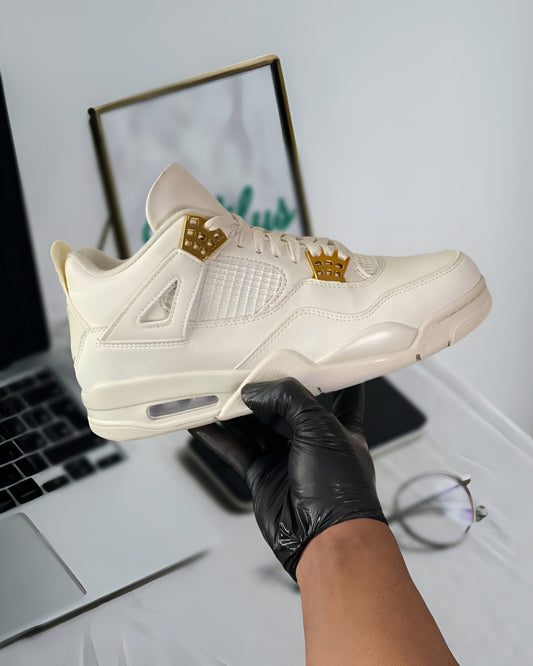 JORDAN 4 RETRO METALLIC GOLD