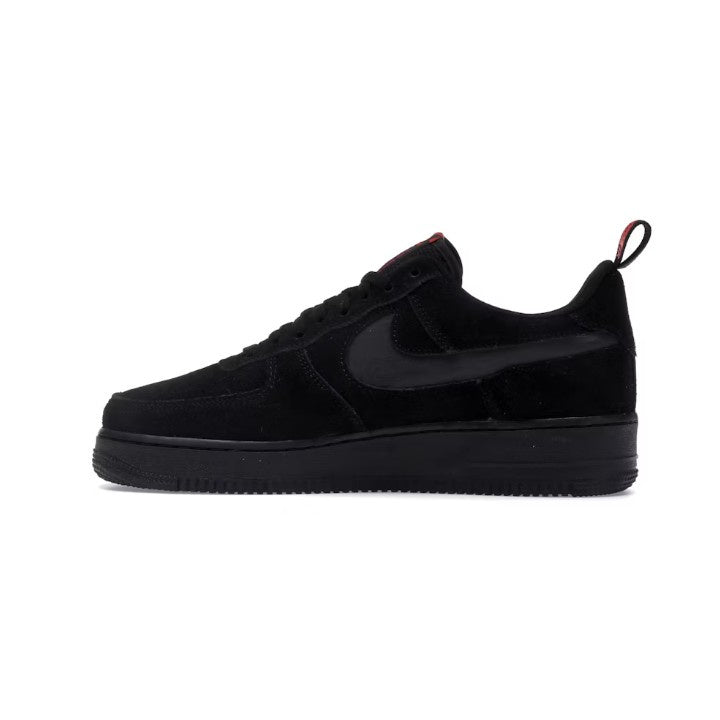 NIKE AIR FORCE 1 LOW MULTI-SWOOSH BLACK CRIMSON