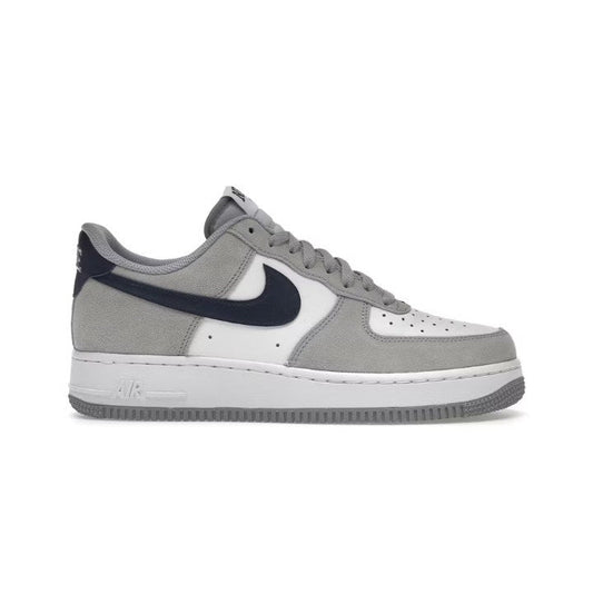 NIKE AIR FORCE 1 LOW '07 LIGHT SMOKE GREY MIDNIGHT NAVY