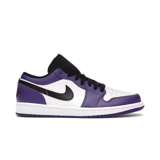 JORDAN 1 LOW COURT PURPLE WHITE