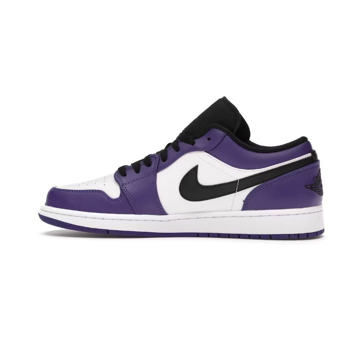 JORDAN 1 LOW COURT PURPLE WHITE