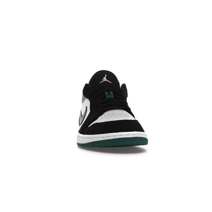 JORDAN 1 LOW WHITE BLACK MYSTIC GREEN