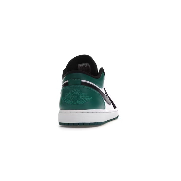 JORDAN 1 LOW WHITE BLACK MYSTIC GREEN