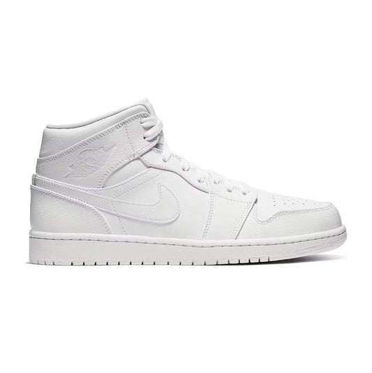 JORDAN 1 MID TRIPLE WHITE (2020)