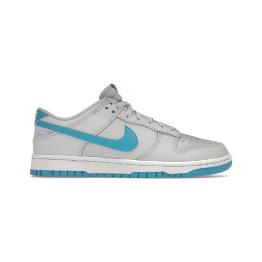 NIKE DUNK LOW RETRO PURE PLATINUM BLUE LIGHTNING