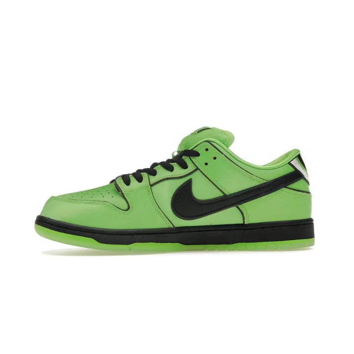 NIKE SB DUNK LOW THE POWERPUFF GIRLS BUTTERCUP