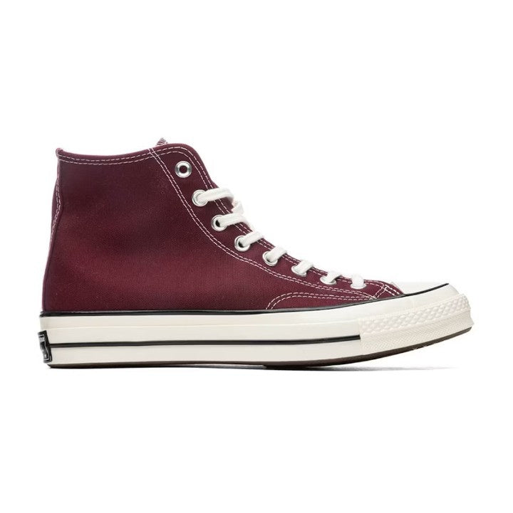 CONVERSE CHUCK TAYLOR ALL STAR 70 HI RECYCLED CANVAS DEEP BORDEAUX