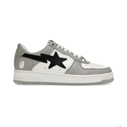 A BATHING APE BAPE STA LOW GREY BLACK