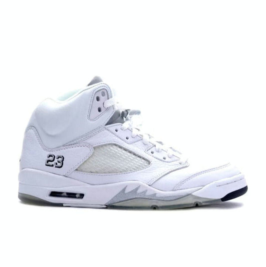 JORDAN 5 RETRO METALLIC WHITE