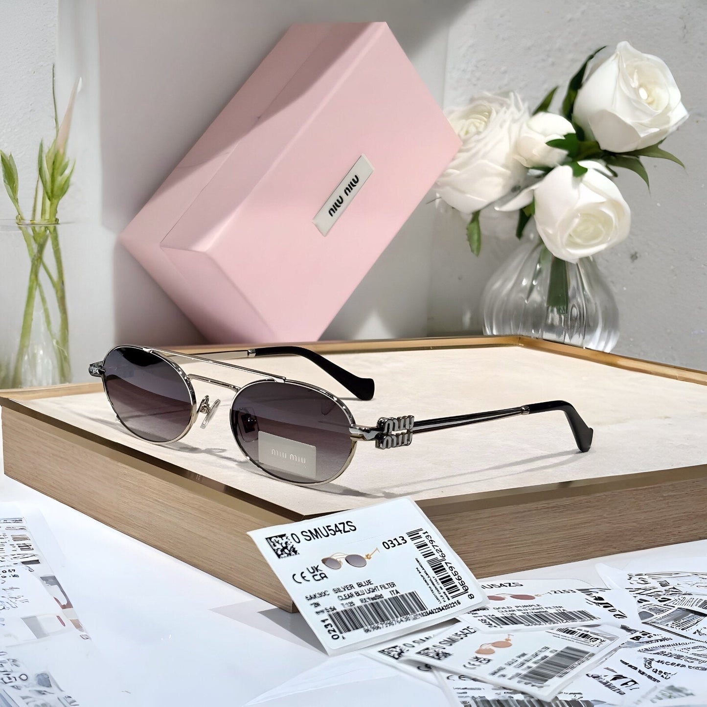 MIU MIU MU 54ZS SUNGLASSES