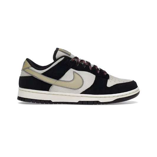 NIKE DUNK LOW LX BLACK SUEDE TEAM GOLD