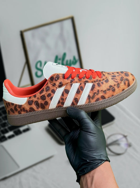 ADIDAS SAMBA OG WMNS 'CHEETAH PACK - PRELOVED RED'