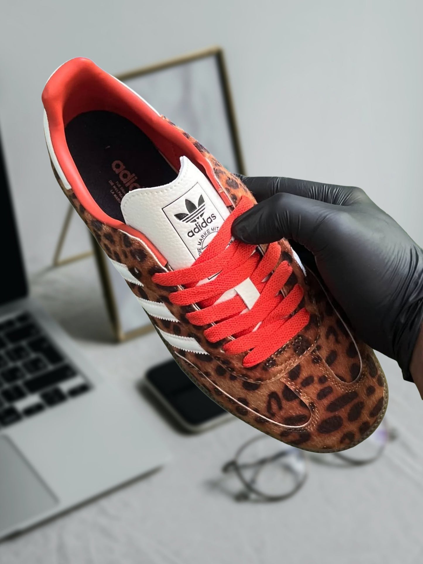 ADIDAS SAMBA OG WMNS 'CHEETAH PACK - PRELOVED RED'