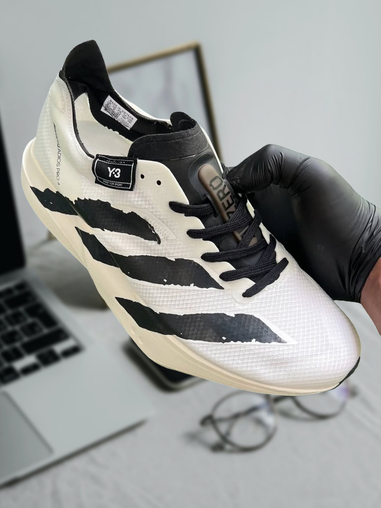 ADIDAS Y-3 ADIOS PRO 4 WHITE