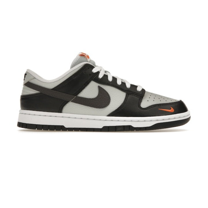 NIKE DUNK LOW BLACK TOTAL ORANGE MINI SWOOSH