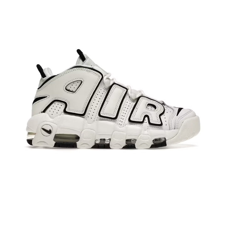 NIKE AIR MORE UPTEMPO SUMMIT WHITE BLACK SAIL (WOMEN'S)