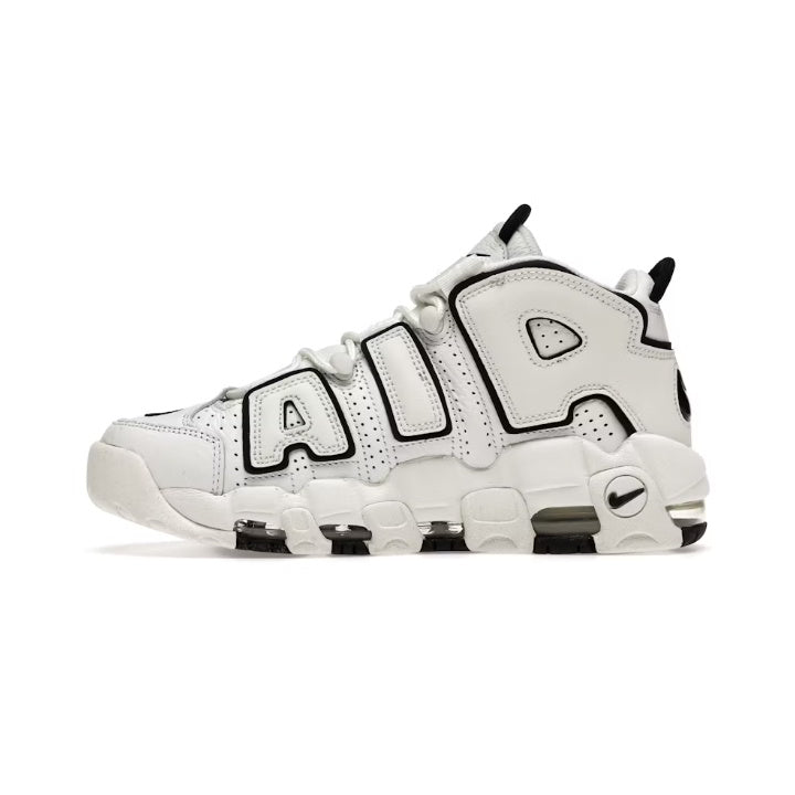 NIKE AIR MORE UPTEMPO SUMMIT WHITE BLACK SAIL (WOMEN'S)