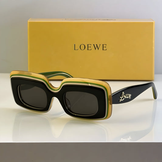 LOEWE WOMEN'S PAULA'S IBIZA RECTANGULAR SUNGLASSES