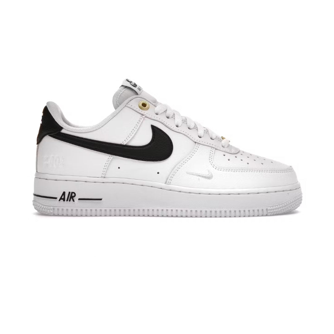 NIKE AIR FORCE 1 LOW '07 LV8 40TH ANNIVERSARY WHITE BLACK