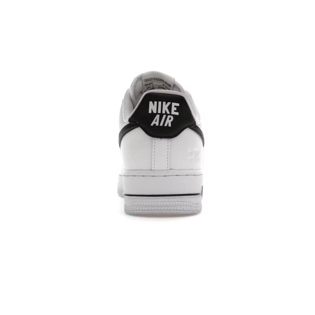 NIKE AIR FORCE 1 LOW '07 LV8 40TH ANNIVERSARY WHITE BLACK