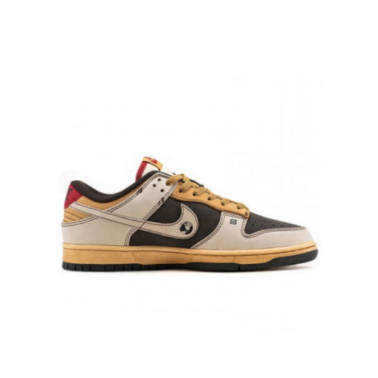 NIKE SB DUNK LOW X STUSSY 40TH BROWN GREY BEIGE