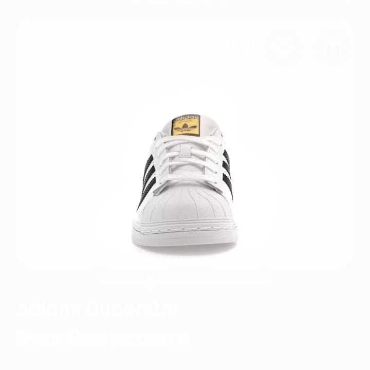 ADIDAS SUPERSTAR WHITE BLACK (WOMEN'S)