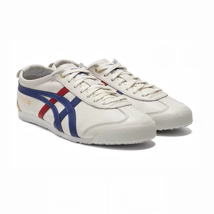 ONITSUKA TIGER MEXICO 66 WHITE DARK BLUE RED GOLD