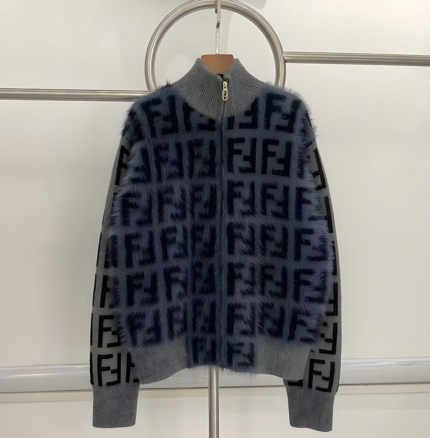 FENDI FF VERTIGO KNIT CARDIGAN