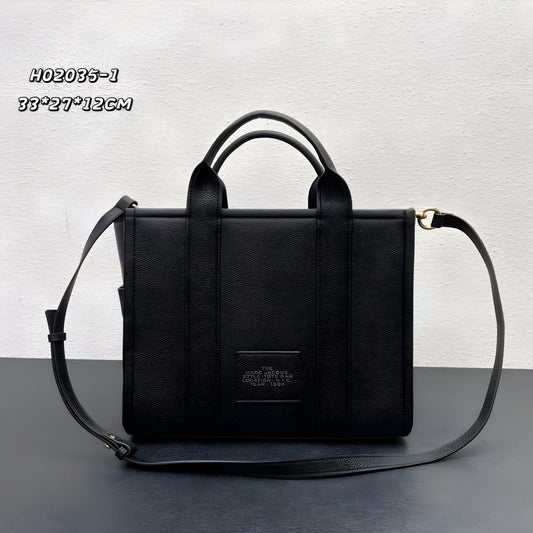 MARC JACOBS LEATHER MINI TRAVELER TOTE BAG