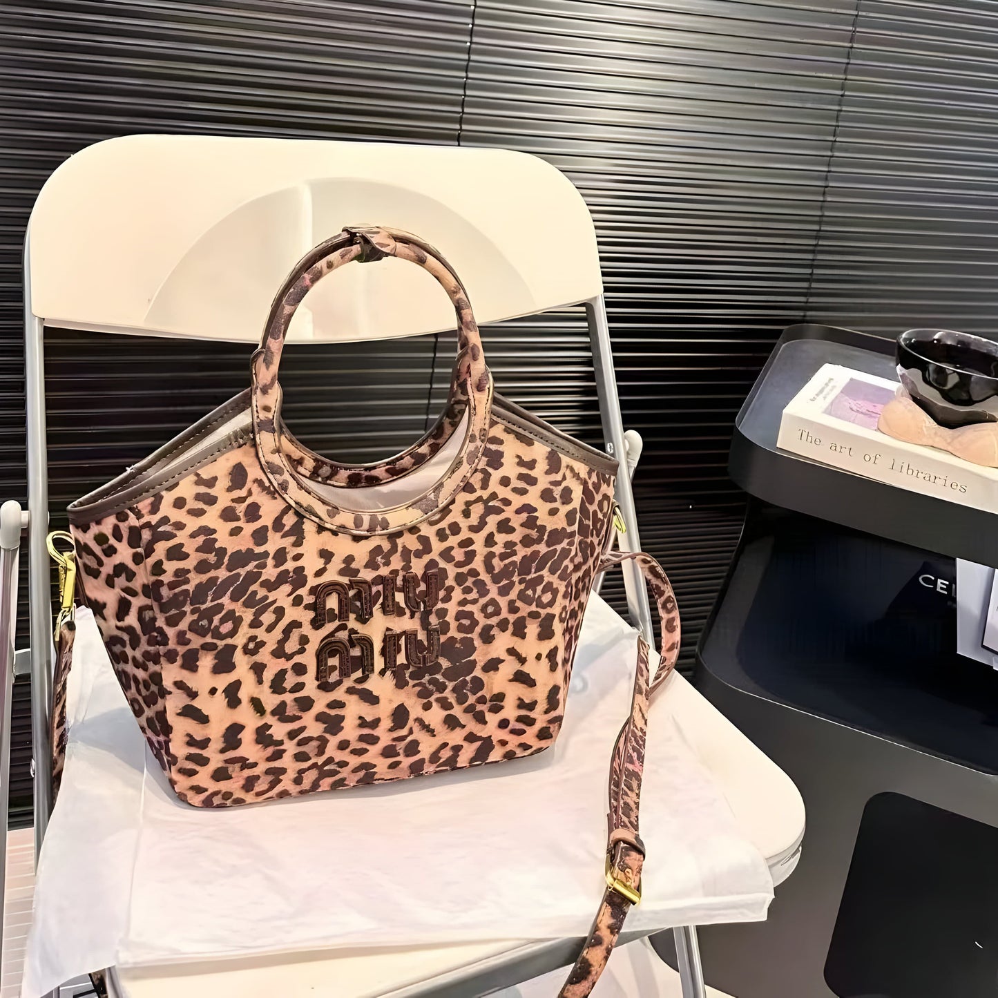 MIU MIU LEOPARD PRINT BAG