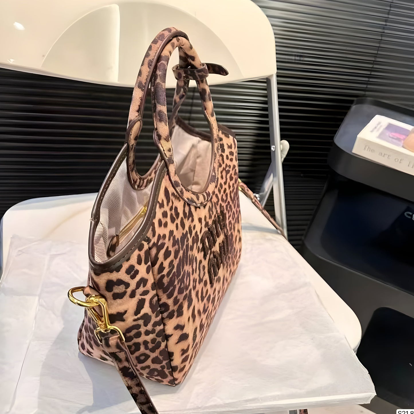 MIU MIU LEOPARD PRINT BAG