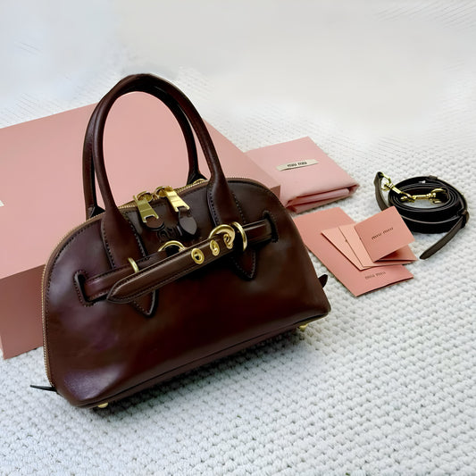 MIU MIU AVENTURE LEATHER BAG