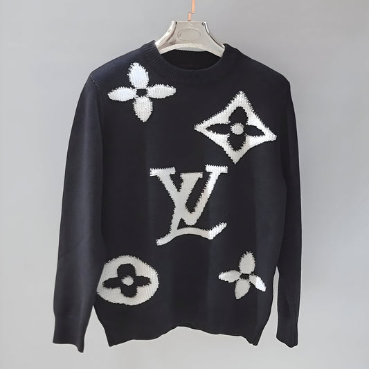 LOUIS VUITTON MONOGRAM JACQUARD SWEATER