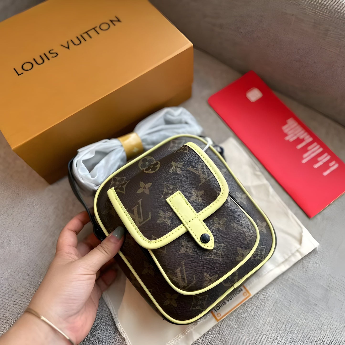 LOUIS VUITTON CHRISTOPHER WEARABLE WALLET IN MONOGRAM MACASSAR CANVAS