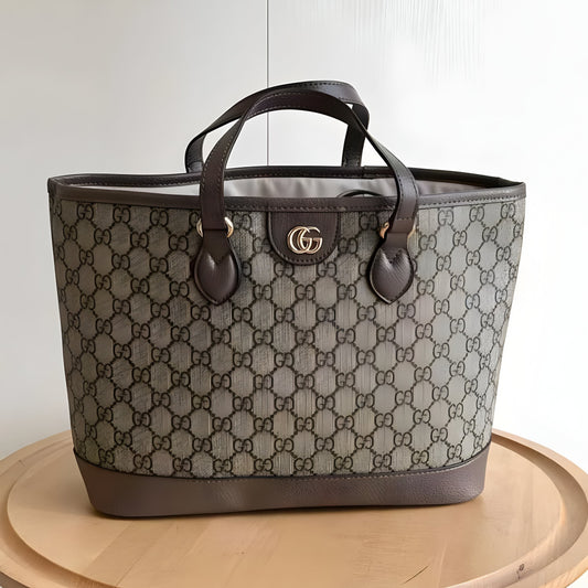 GUCCI OPHIDIA GG MEDIUM TOTE BAG