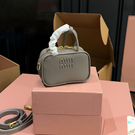 MIU MIU MATELASSÉ NAPPA LEATHER MICRO BAG